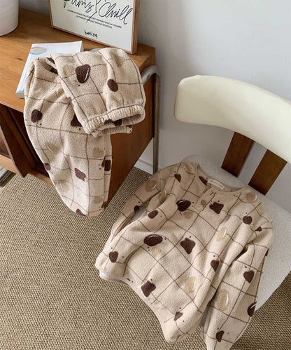 【aimoha-KIDS-】ふわもこドリーミーパジャマセット