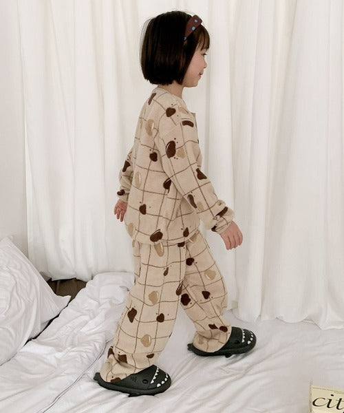 【aimoha-KIDS-】ふわもこドリーミーパジャマセット