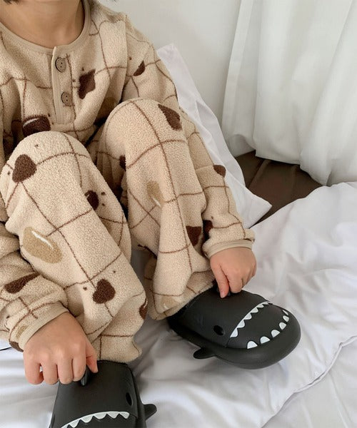 【aimoha-KIDS-】ふわもこドリーミーパジャマセット