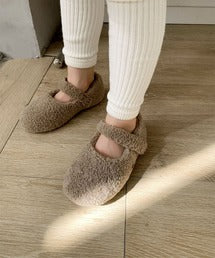 【aimoha-KIDS-】キッズ もこもこシューズ