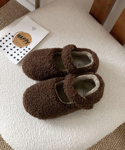 【aimoha-KIDS-】キッズ もこもこシューズ