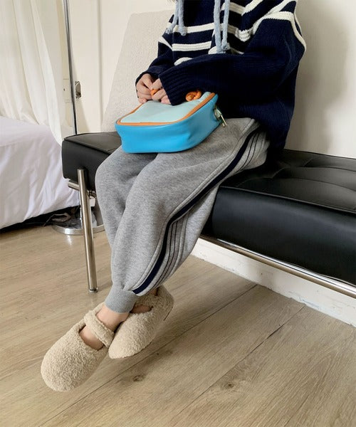 【aimoha-KIDS-】キッズ もこもこシューズ