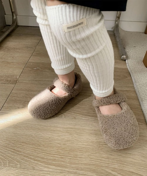 【aimoha-KIDS-】キッズ もこもこシューズ