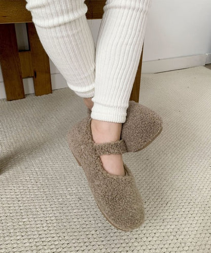 【aimoha-KIDS-】キッズ もこもこシューズ