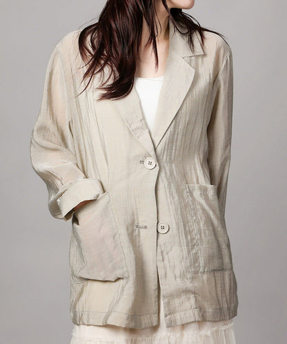 シアーテーラードジャケット