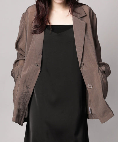 シアーテーラードジャケット