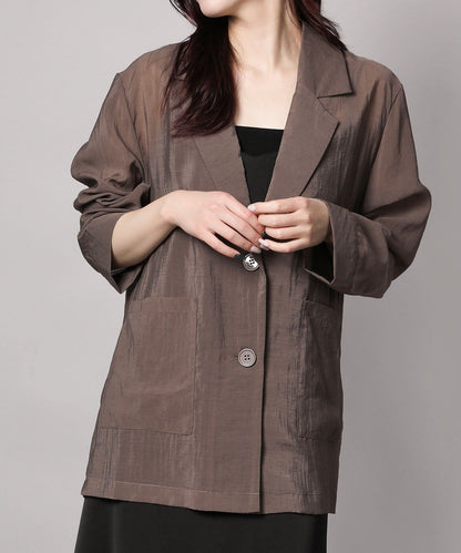 シアーテーラードジャケット