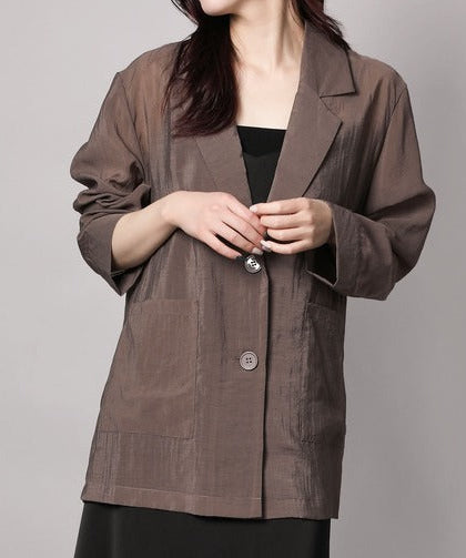 シアーテーラードジャケット