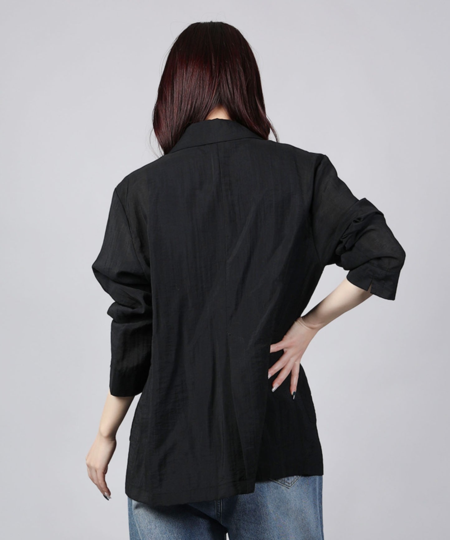 シアーテーラードジャケット