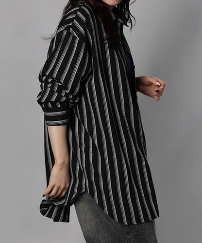 ストライプBIGシャツ