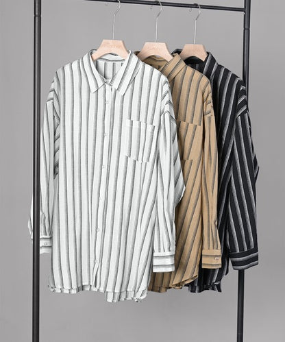 ストライプBIGシャツ