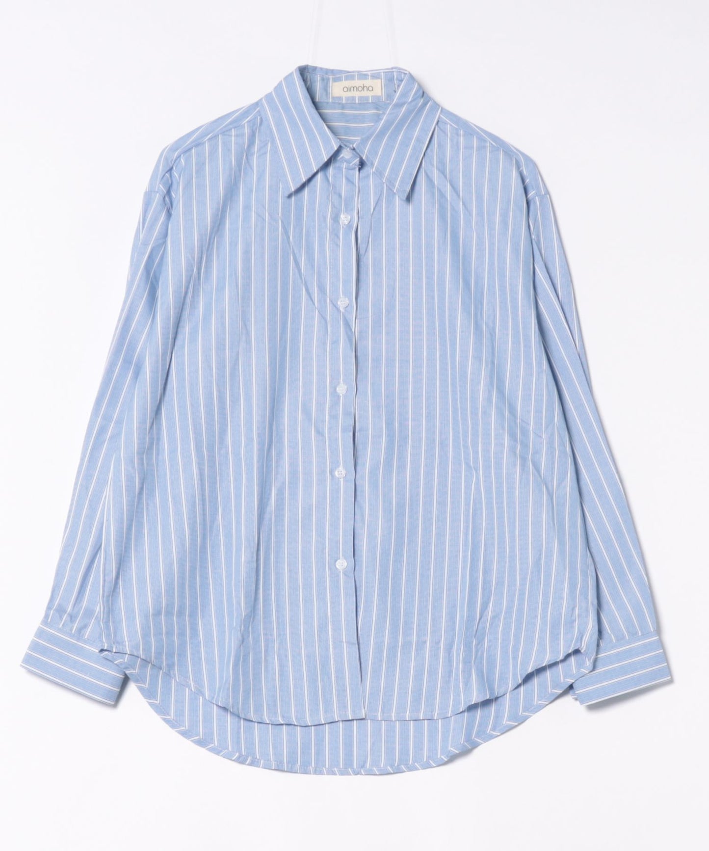 ストライプ オーバーサイズシャツ