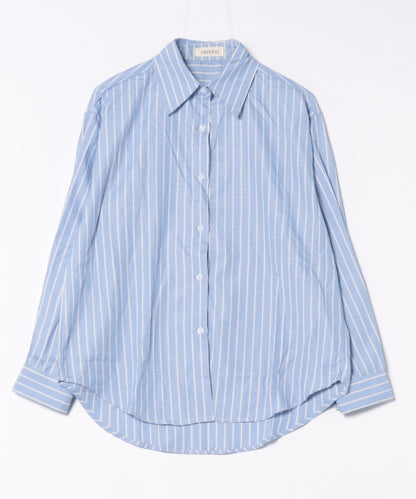 ストライプ オーバーサイズシャツ