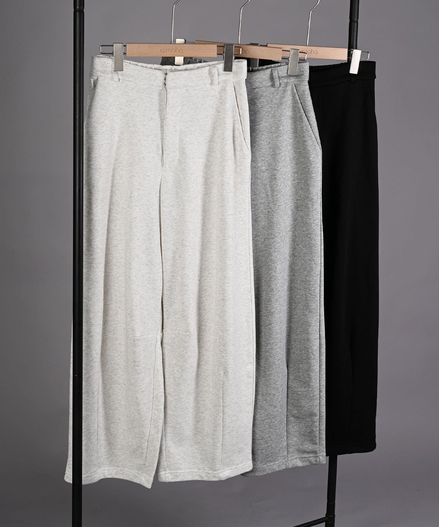 裏毛カーブスウェットパンツ