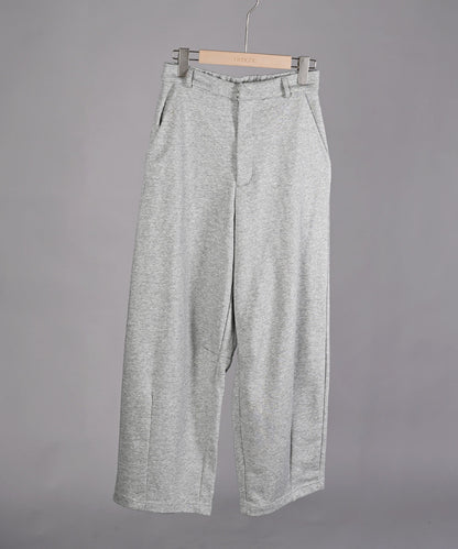 裏毛カーブスウェットパンツ