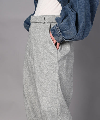 裏毛カーブスウェットパンツ