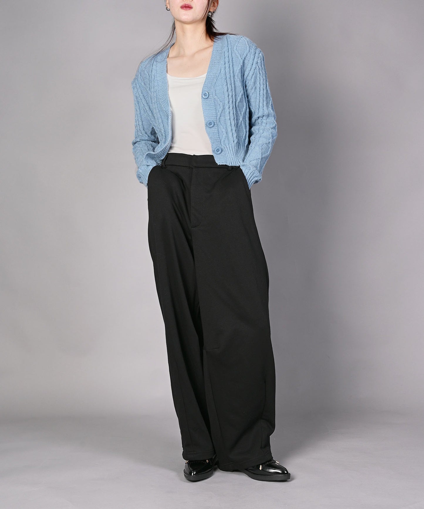 裏毛カーブスウェットパンツ