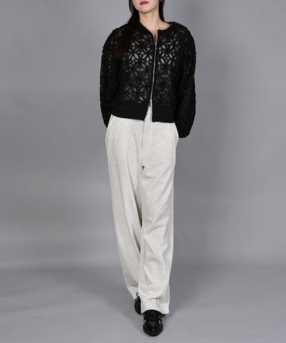 裏毛カーブスウェットパンツ