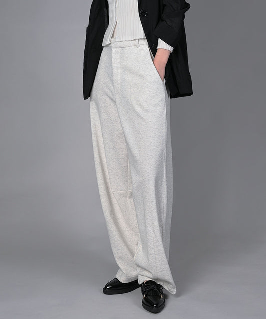 裏毛カーブスウェットパンツ