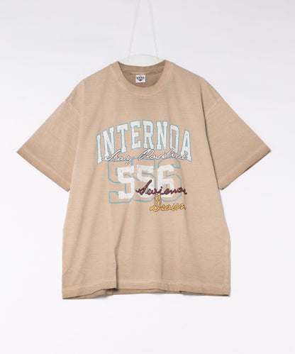 HOOK カレッジ × ナンバリング ウォッシュ オーバーサイズT (SS)