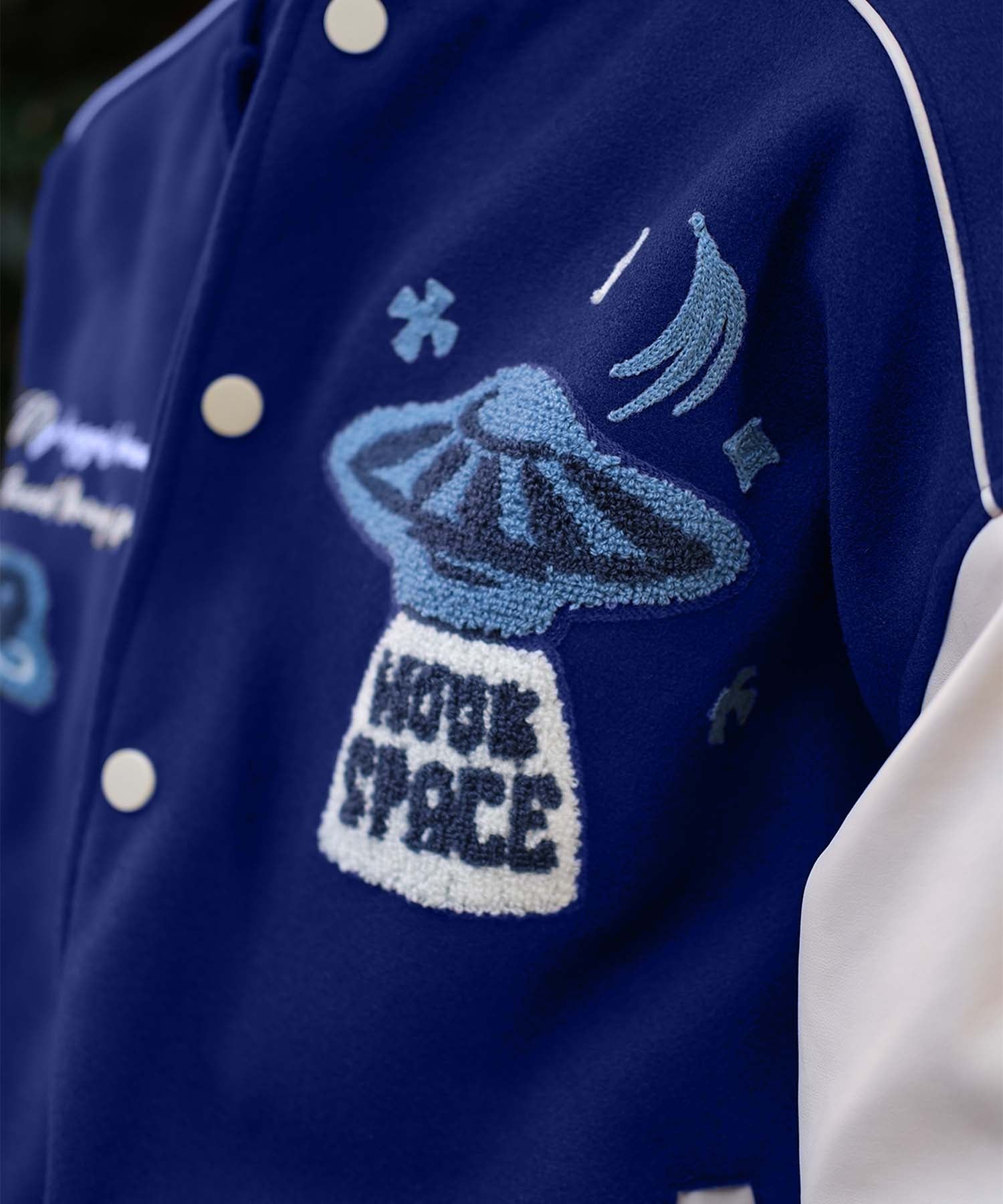 HOOK -original-　サガラ刺繍ワッペンスタジャン