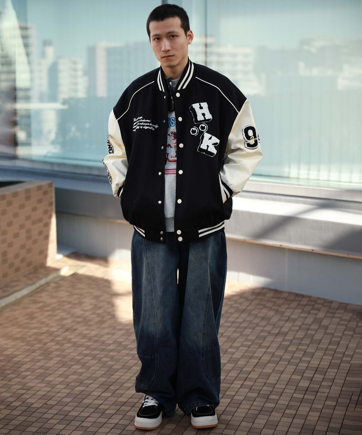 HOOK -original-　サガラ刺繍ワッペンスタジャン