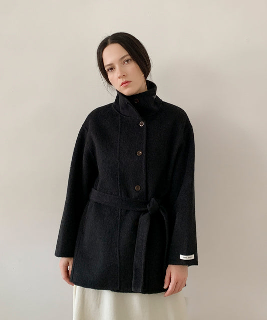 DECADE CLASSIC リバーウールステンカラーコート
