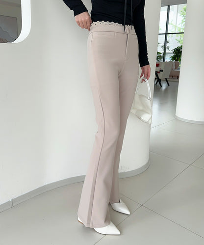 【Jasmine】ハイウエストフレアパンツ