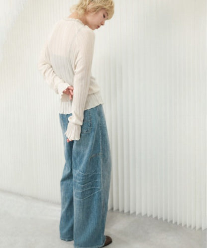 DECADE CLASSIC/ベーシックストレートデニムパンツ