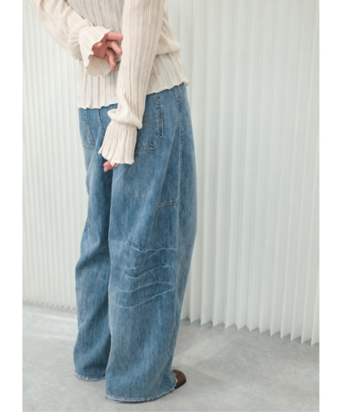 DECADE CLASSIC/ベーシックストレートデニムパンツ
