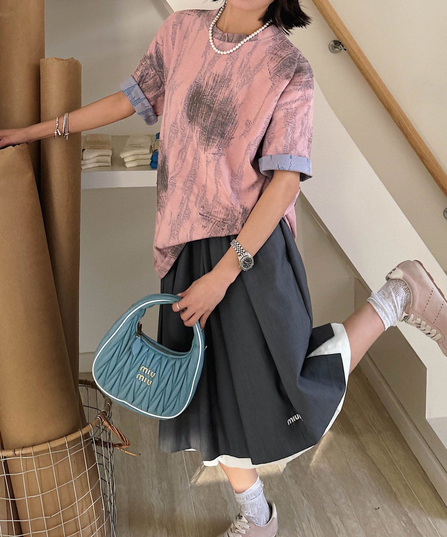 【HOOK】for girls アートプリントTシャツ