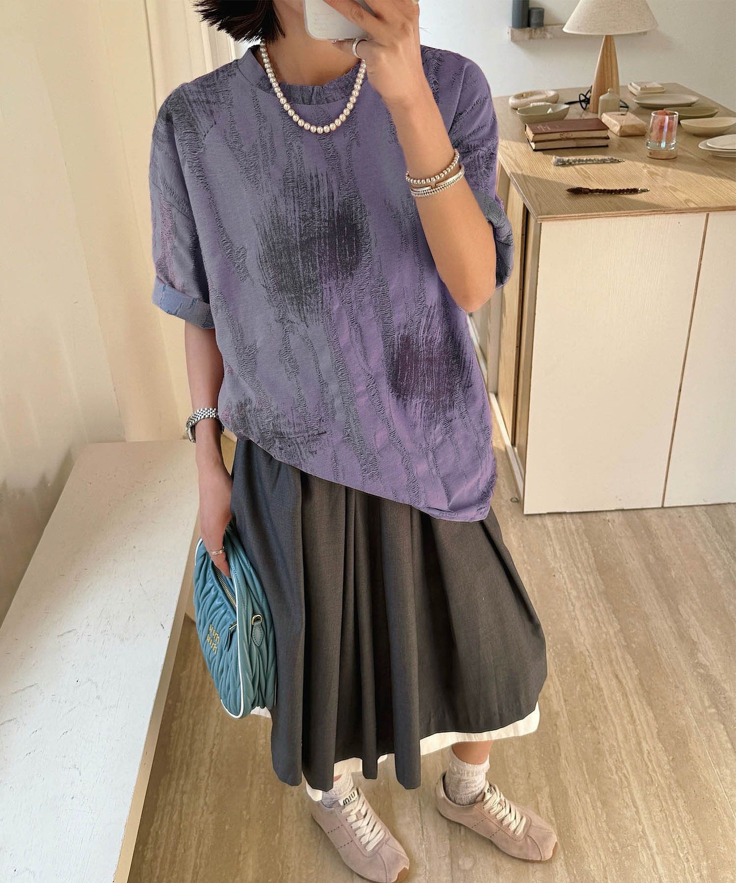 【HOOK】for girls アートプリントTシャツ