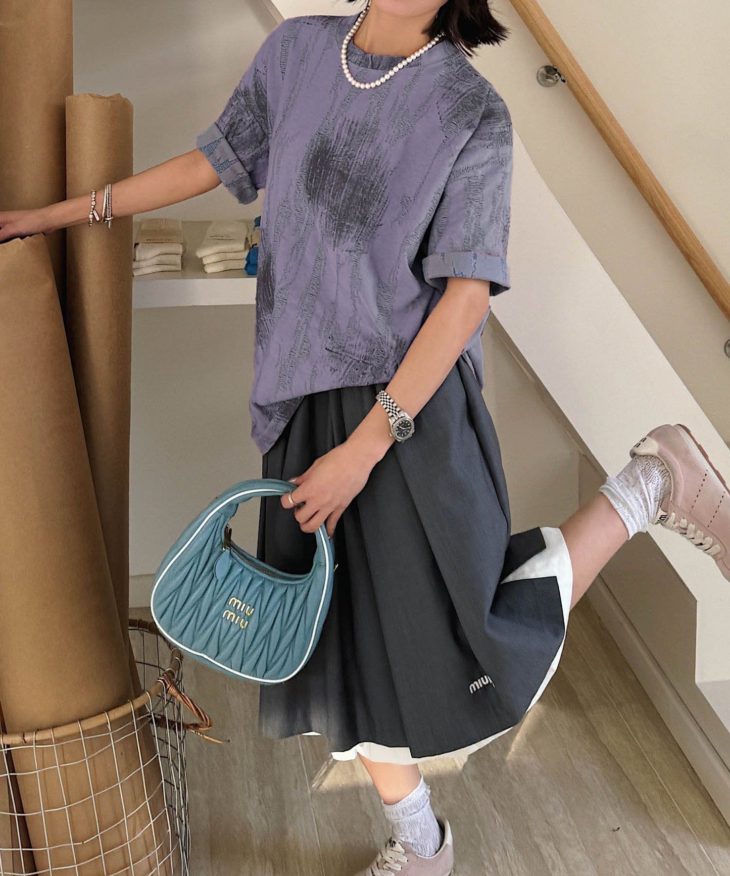 【HOOK】for girls アートプリントTシャツ