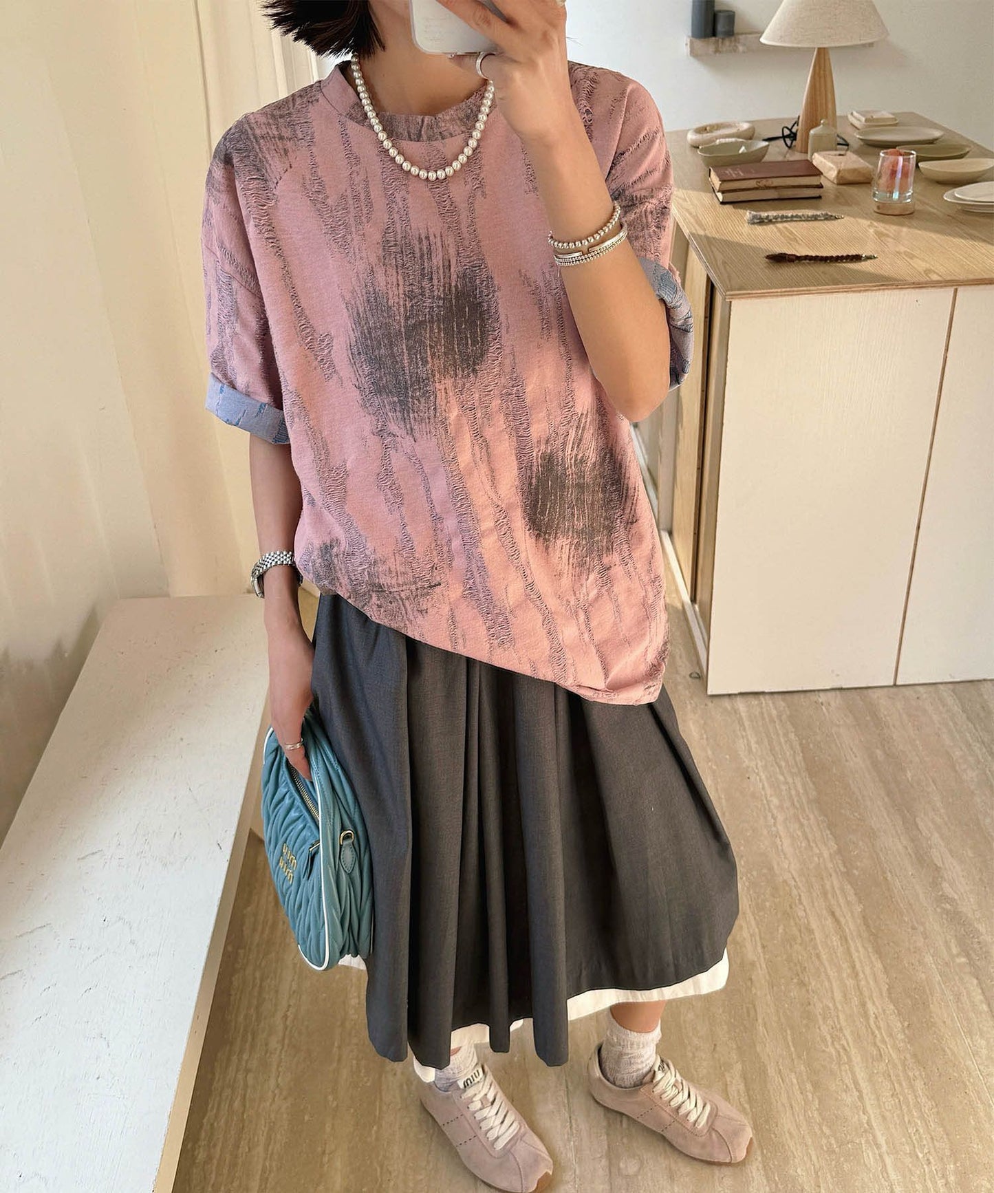 【HOOK】for girls アートプリントTシャツ