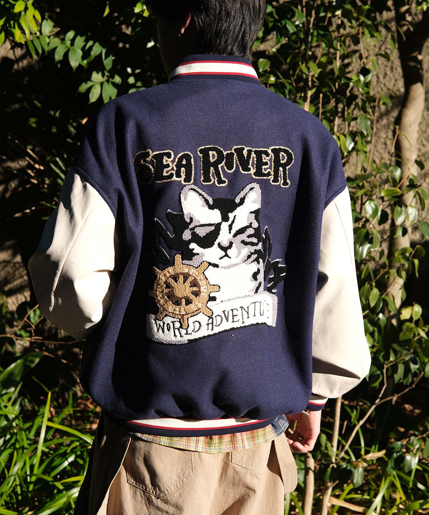 HOOK -original-　サガラ刺繍ワッペンスタジャン