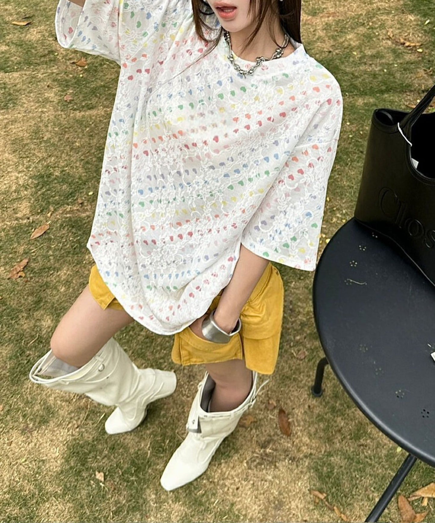 【HOOK】for girls アートプリントTシャツ