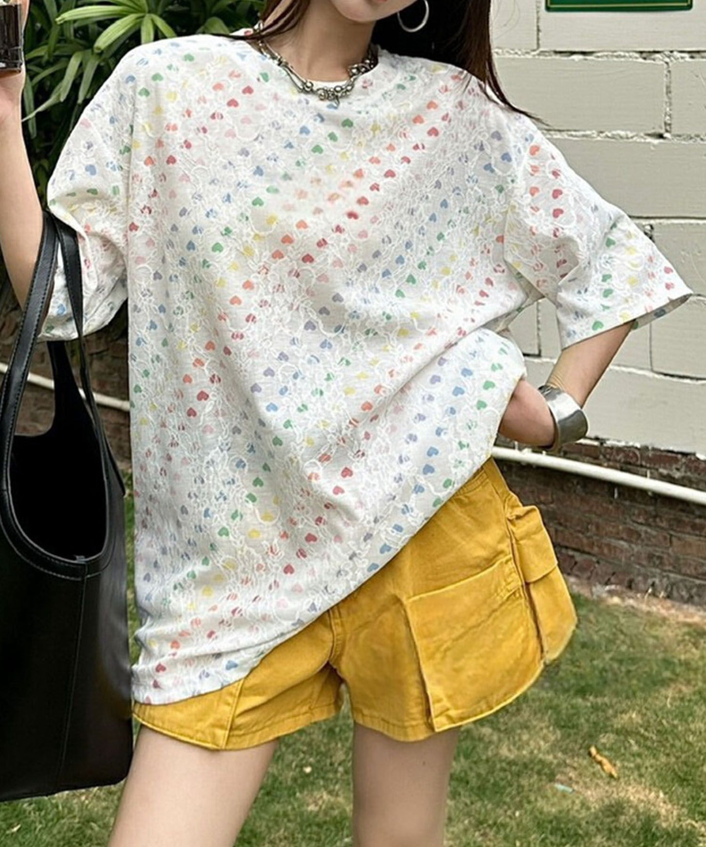 【HOOK】for girls アートプリントTシャツ