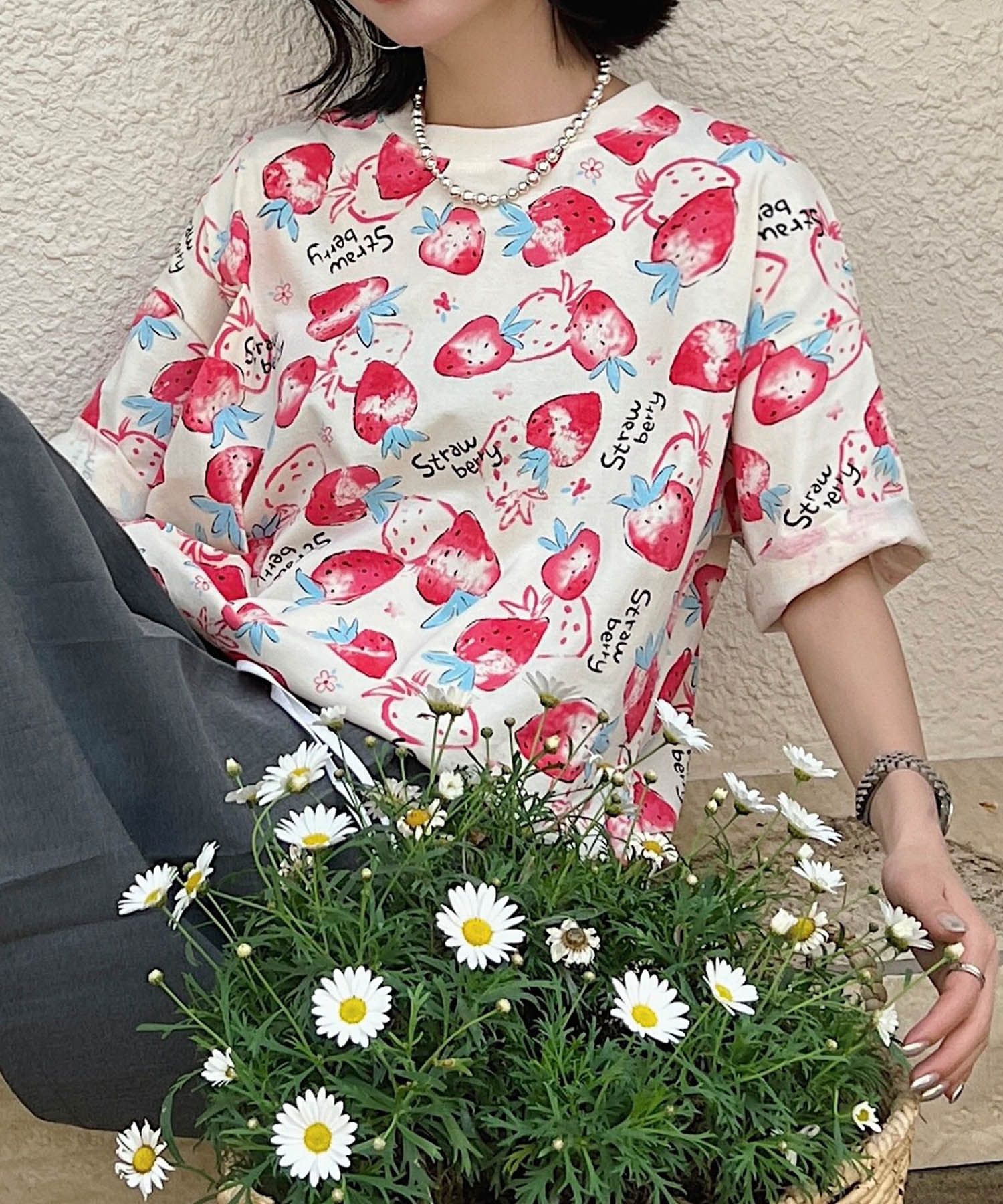 【HOOK】for girls カラフルポップアートTシャツ