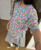【HOOK】for girls カラフルポップアートTシャツ