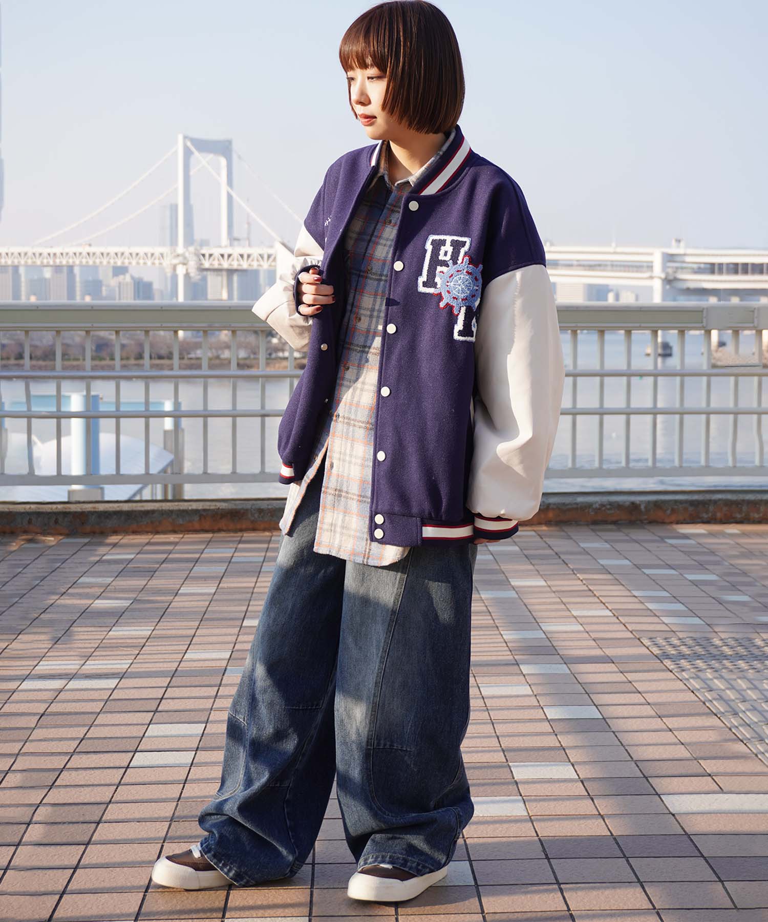 HOOK -original-　サガラ刺繍ワッペンスタジャン