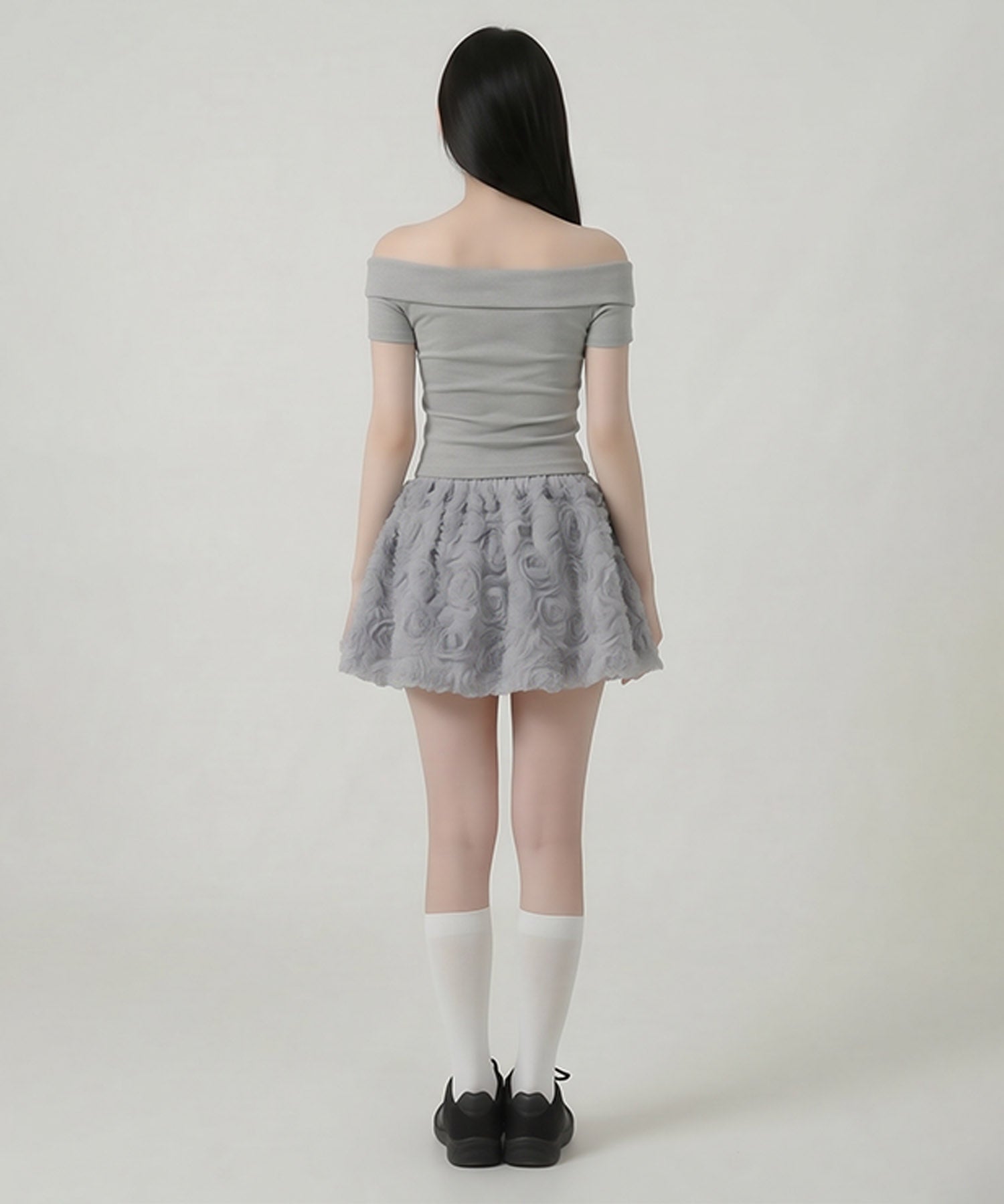 HOOK for girls　立体ローズミニスカート