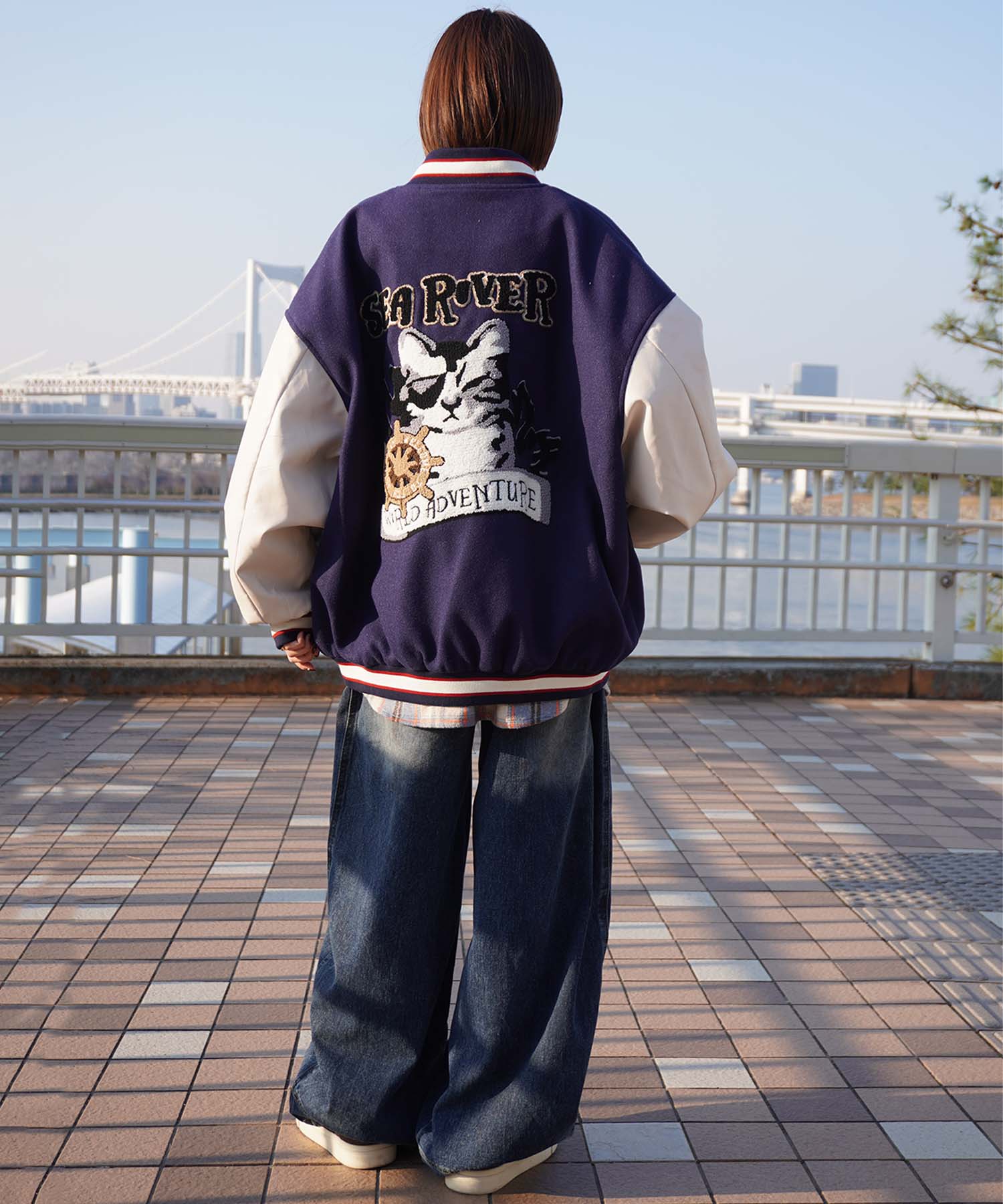 HOOK -original-　サガラ刺繍ワッペンスタジャン