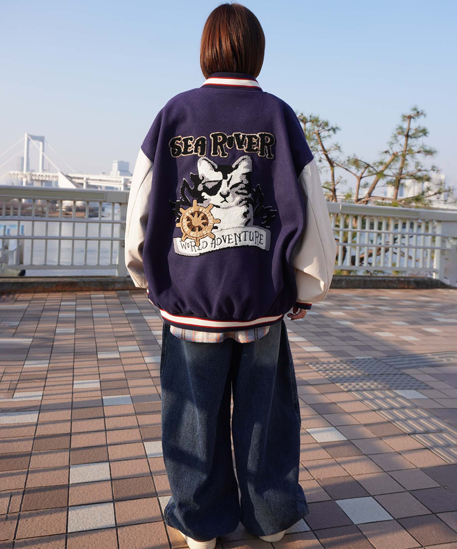 HOOK -original-　サガラ刺繍ワッペンスタジャン