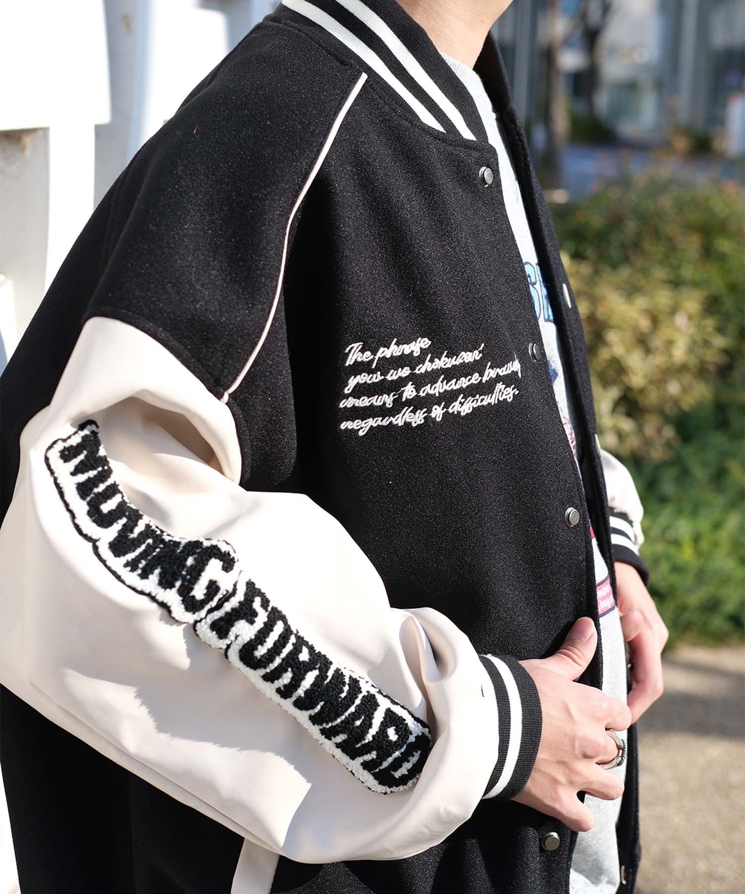 HOOK -original-　サガラ刺繍ワッペンスタジャン