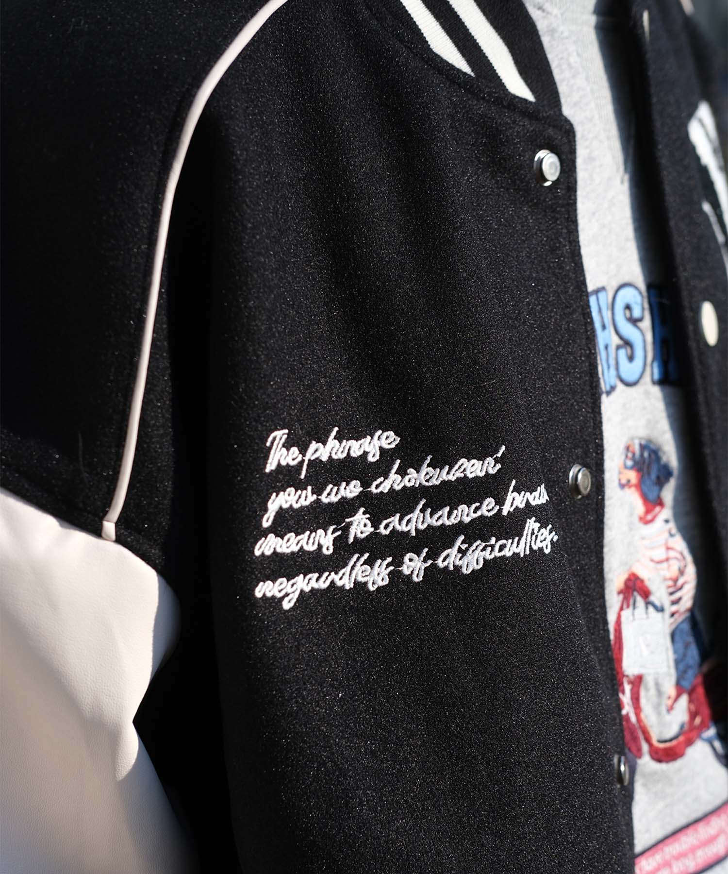 HOOK -original-　サガラ刺繍ワッペンスタジャン