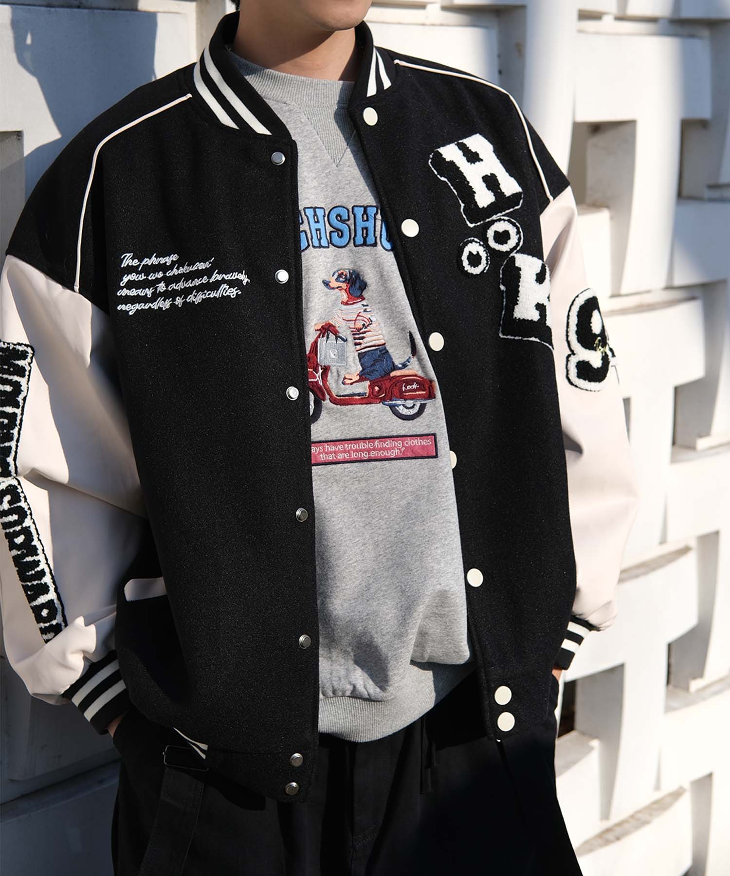 HOOK -original-　サガラ刺繍ワッペンスタジャン