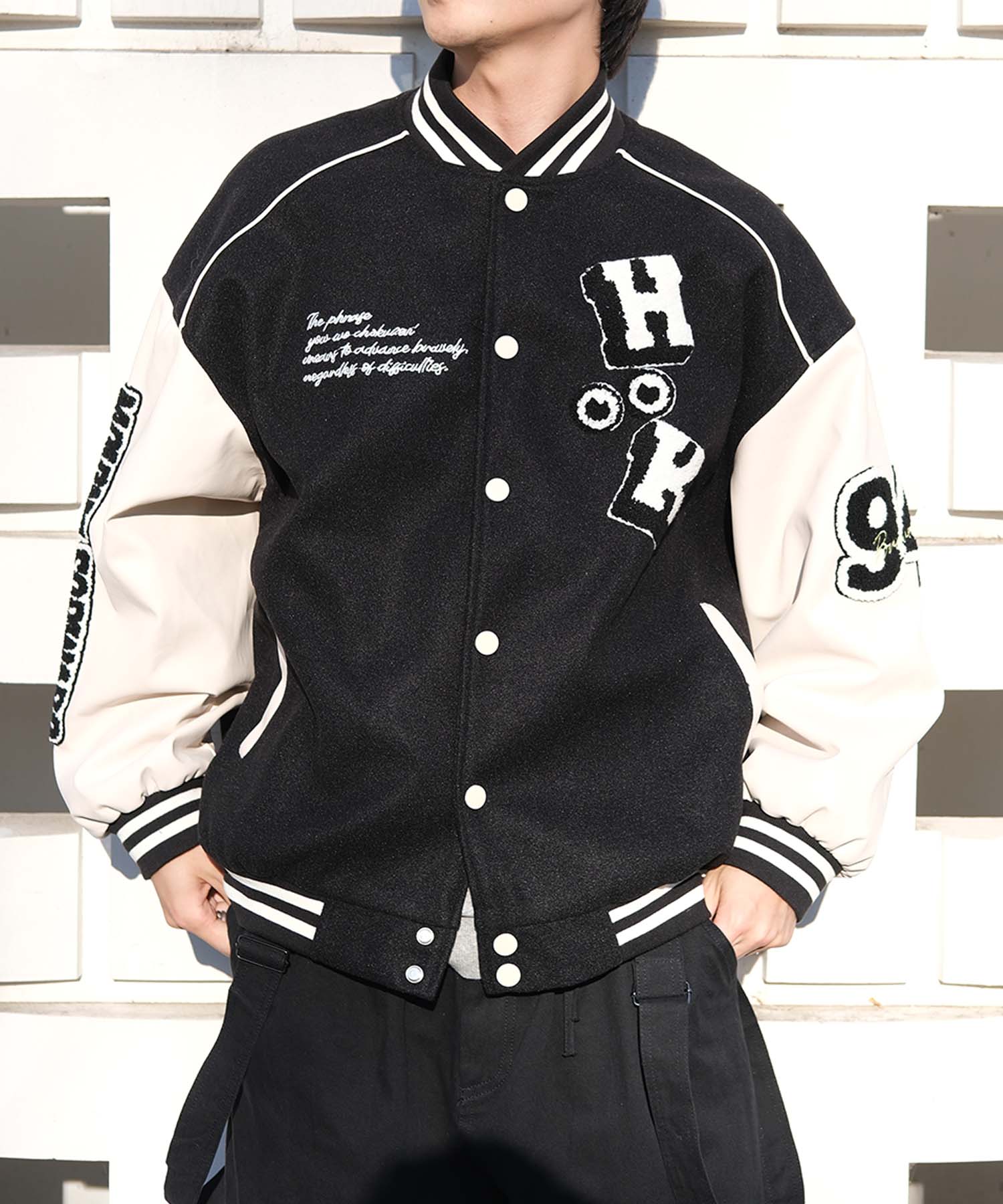 HOOK -original-　サガラ刺繍ワッペンスタジャン