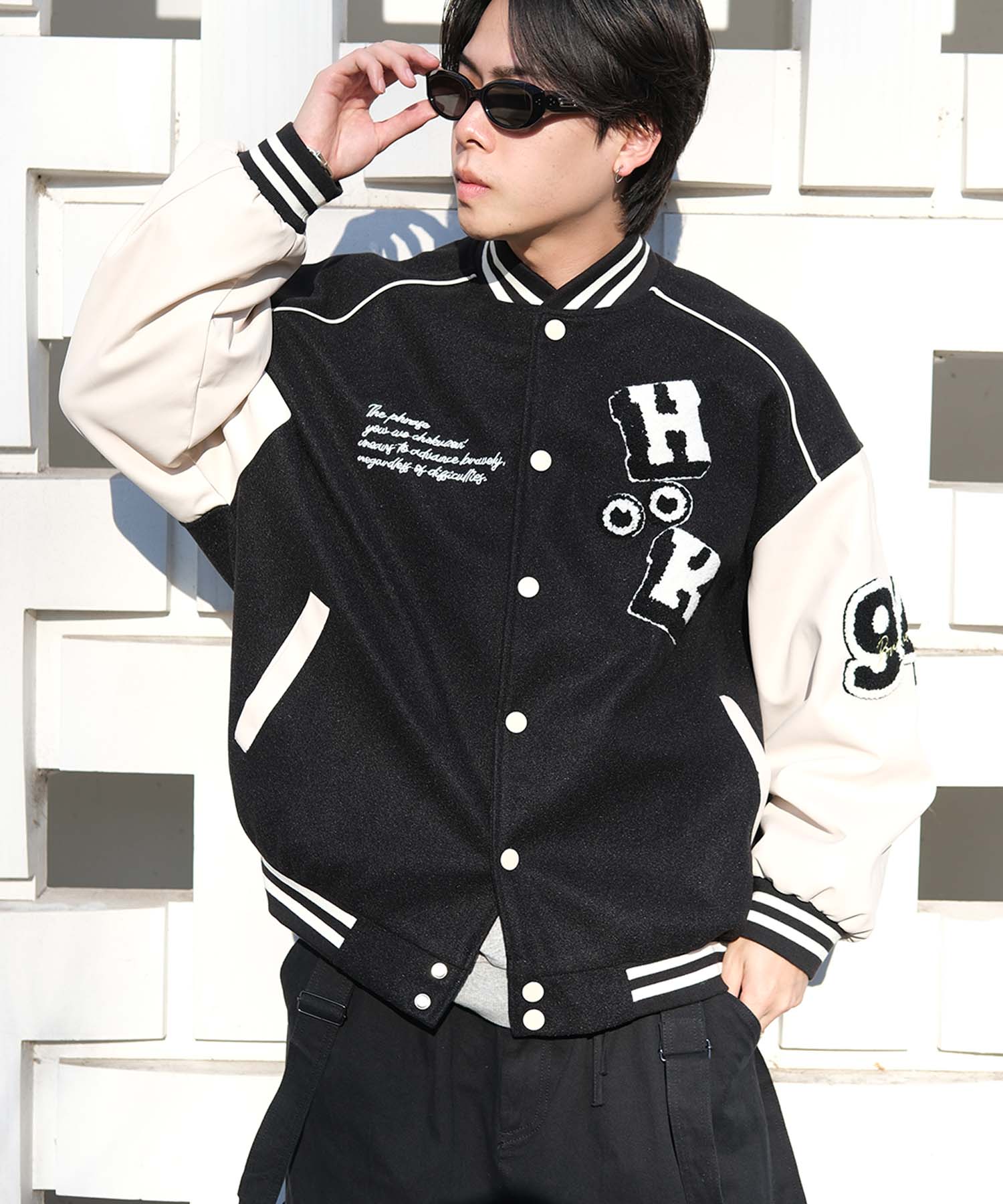 HOOK -original-　サガラ刺繍ワッペンスタジャン