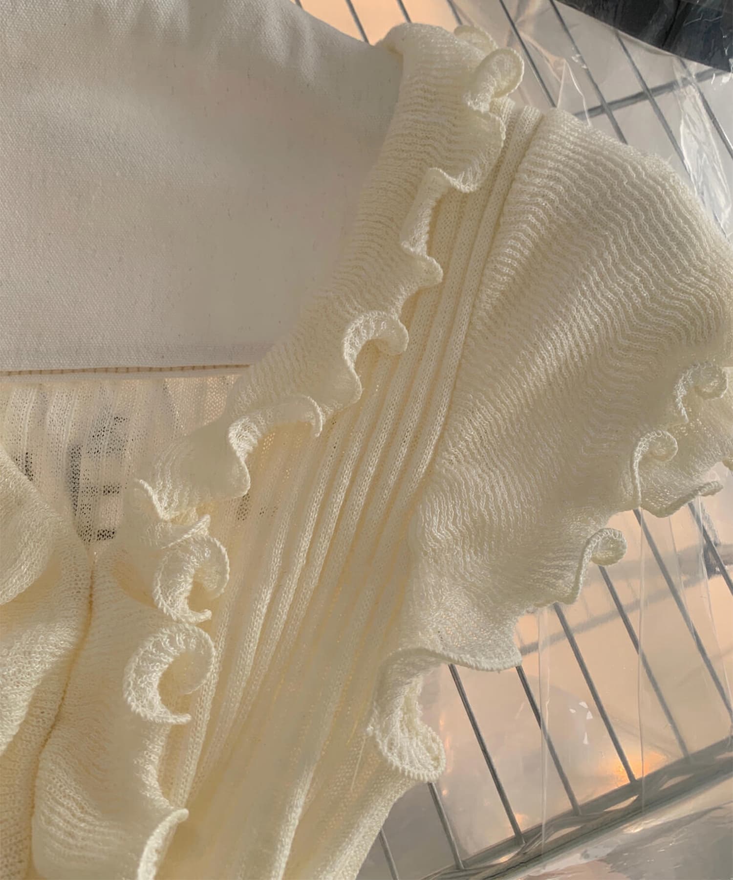 【Jasmine】ラッフルサマーニットカーディガン