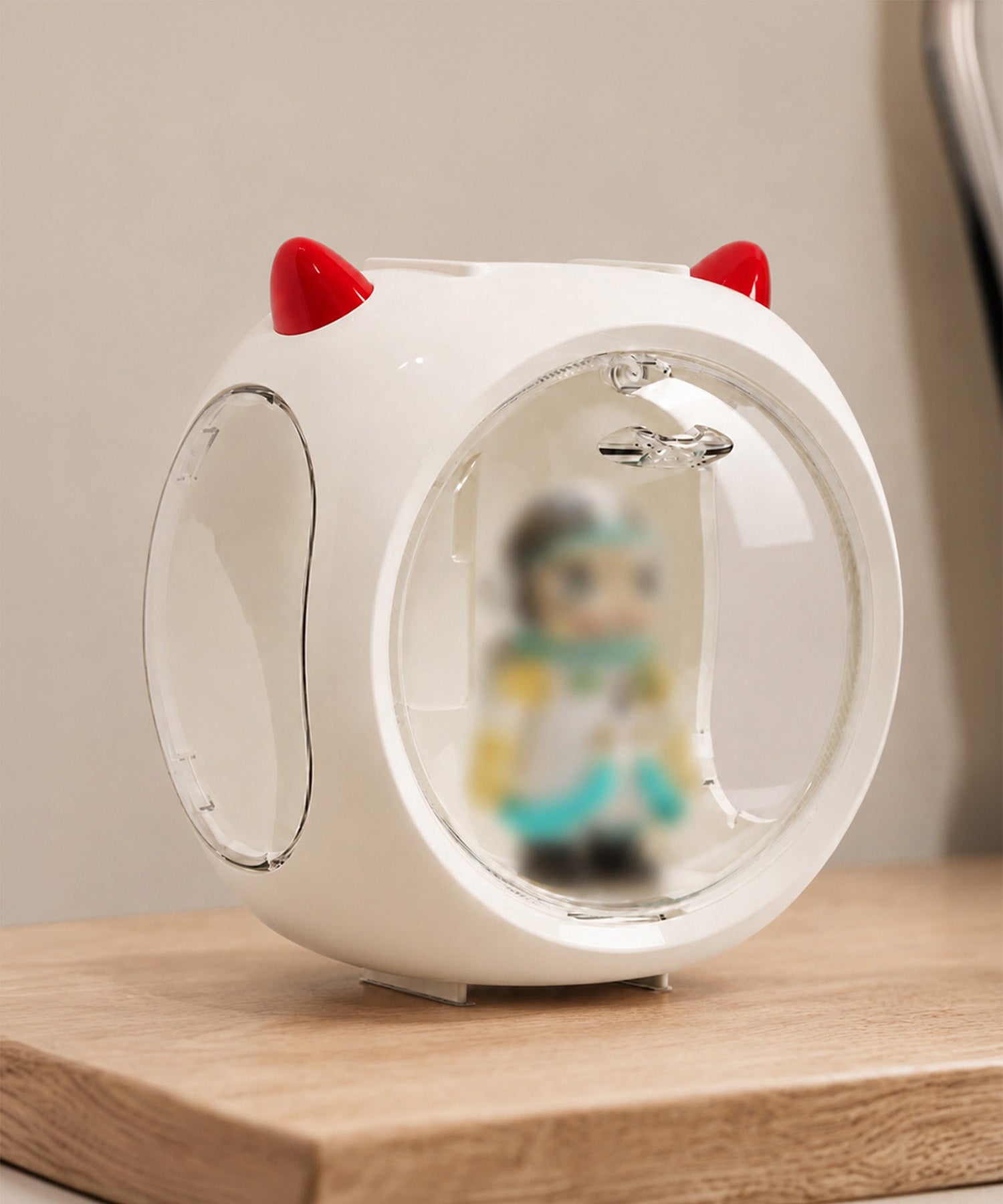 カプセルボックス型クリアディスプレイケース